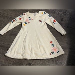 Hanna Andersson embroidered sweater dress